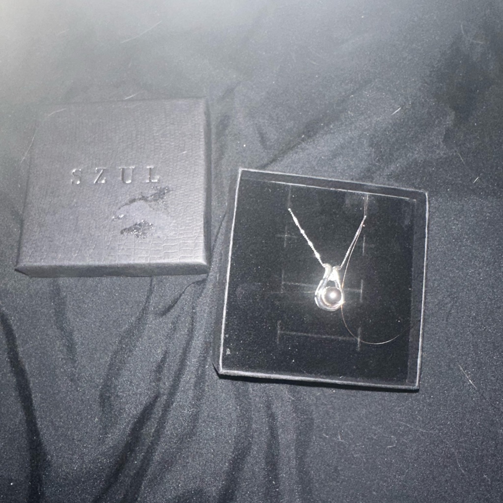 Delicate Silver Necklace With Circular Pendant